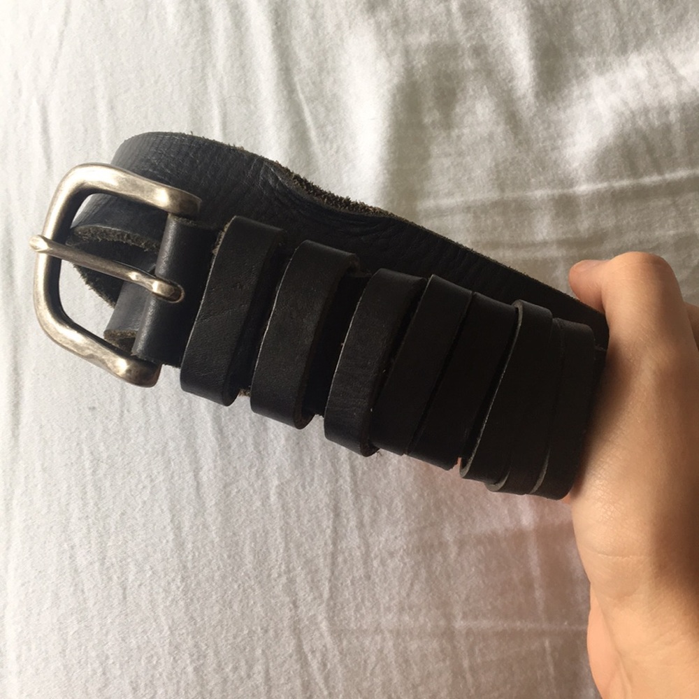 Textured Joe’s jeans belt